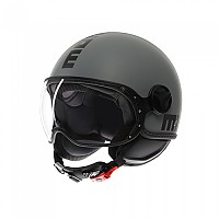 [해외]모모디자인 FGTR Classic 오픈 페이스 헬멧 9140653506 Mono Matt Grey / Black