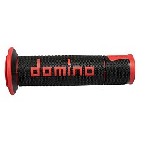 [해외]DOMINO 오픈 엔드 그립 On 로드 Racing 9140821706 Black / Red