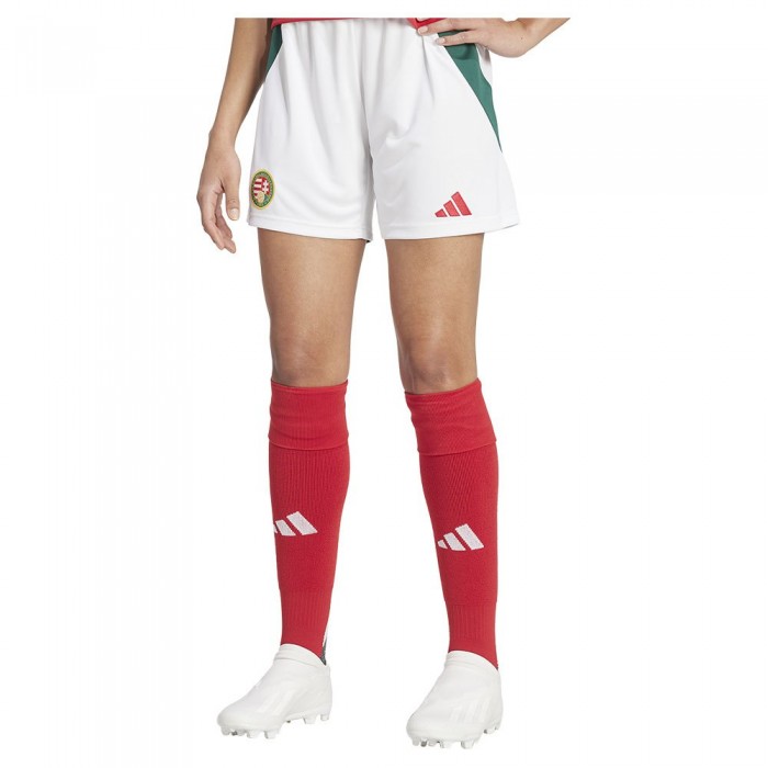 [해외]아디다스 Hungary 23/24 Home 여성 반바지 3140538725 White / Collegiate Green