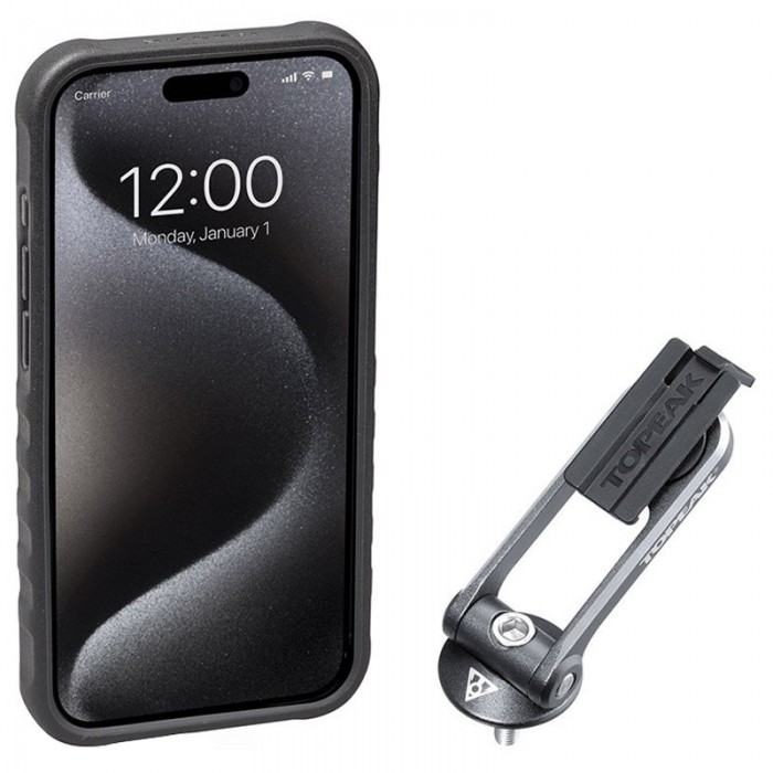 [해외]토픽 Ridephone case iPhone 15 Pro 휴대폰 케이스 1140692432 Black