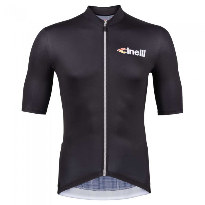 [해외]CINELLI Tempo 반팔 저지 1140908510 Black / Grey