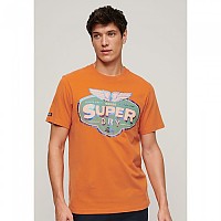 [해외]슈퍼드라이 Gasoline Workwear 반팔 티셔츠 140588219 Denim Co Rust Orange