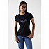 [해외]SALSA JEANS Institutional Beaded Branding 반팔 티셔츠 140905949 Black