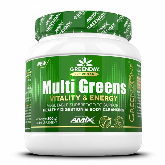 [해외]AMIX 의사 Greenday ProVegan MultiGreens Vitality&Energy 300g 7140606793