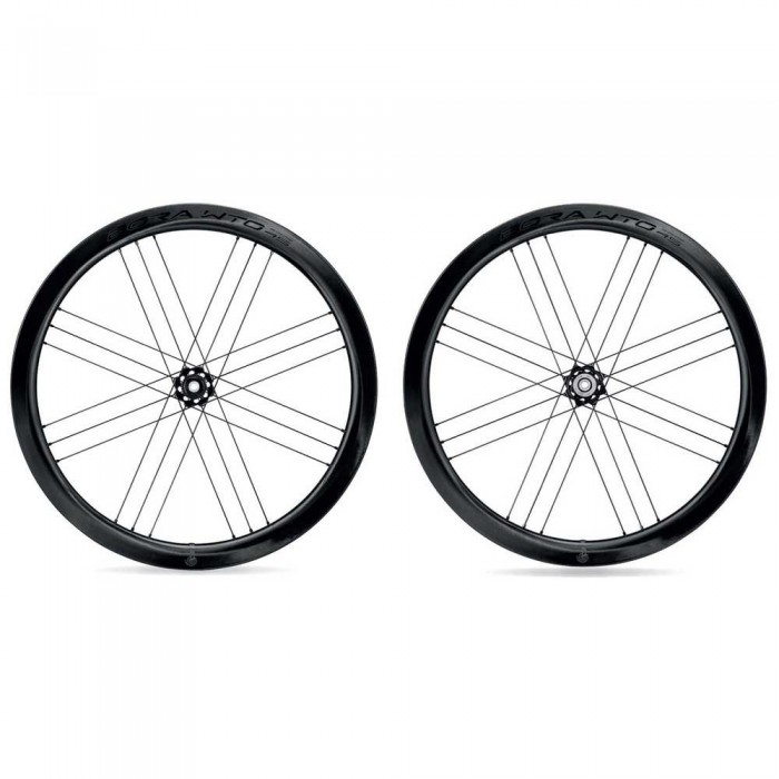 [해외]캄파놀로 Bora WTO C23 45 Disc Tubeless 2-Way Fit™ 도로용 휠 세트 1140847885 Black