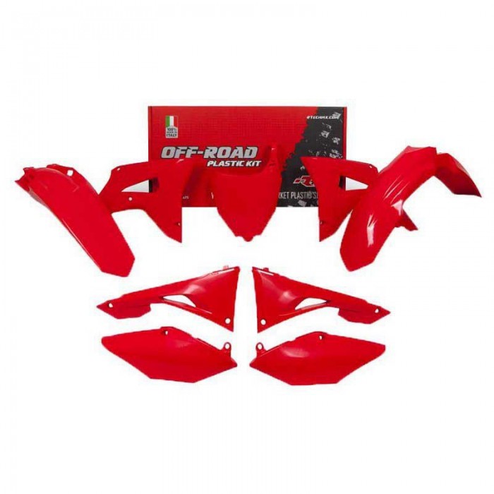 [해외]RTECH Honda CRF 250R/CRF 450R 2017-2018 R-KITCRF-RS0-599 오토바이 플라스틱 키트 9140628027 Red