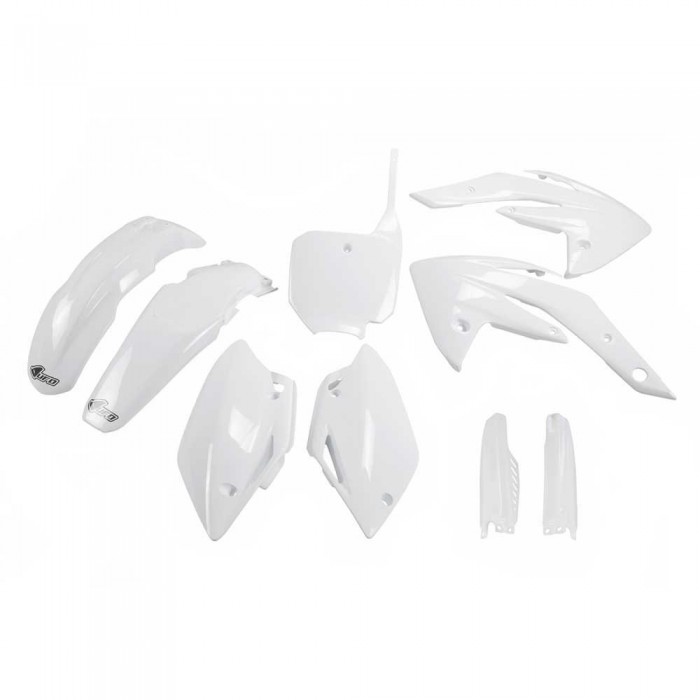 [해외]UFO Honda CRF 150R 2007-2024 HOKIT111F-041 Fork Protectors & 오토바이 플라스틱 키트 9140864831 White