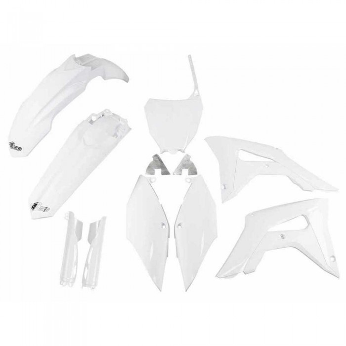 [해외]UFO Honda CRF 250R/450R 2018-2021 HOKIT119F-041 Fork Protectors & 오토바이 플라스틱 키트 9140864893 White