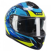 [해외]CGM 360S KAD Race 풀페이스 헬멧 9140616941 Blue / Fluo Yellow