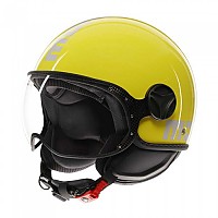 [해외]모모디자인 오픈 페이스 헬멧 FGTR Classic 9140653501 Candy Yellow / White