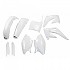 [해외]UFO Honda CRF 450R 2002-2003 HOKIT106F-041 Fork Protectors & 오토바이 플라스틱 키트 9140864917 White