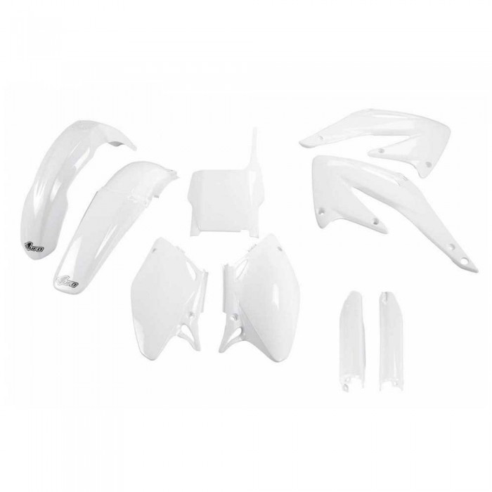 [해외]UFO Honda CRF 450R 2004-2004 HOKIT107F-041 Fork Protectors & 오토바이 플라스틱 키트 9140864921 White