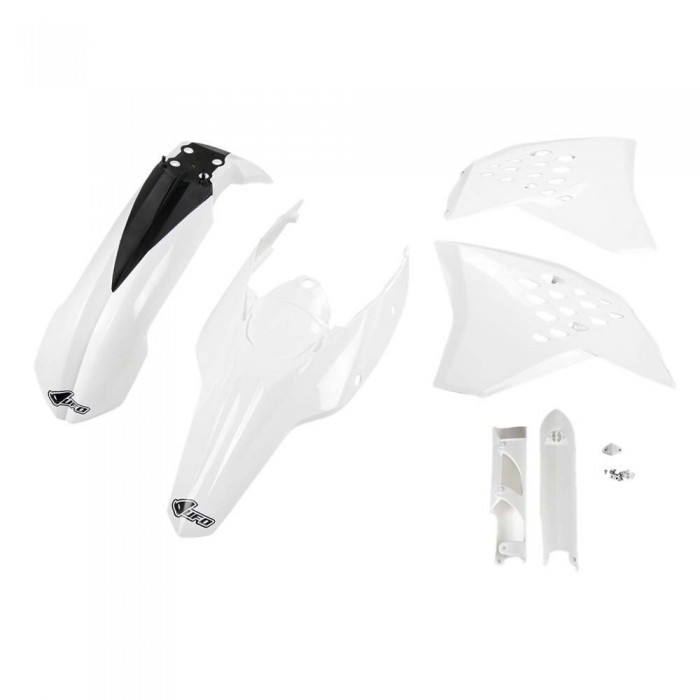 [해외]UFO KTM EXC/EXC-F 2009-2011 KTKIT511F-047 Fork Protectors & 오토바이 플라스틱 키트 9140865801 White