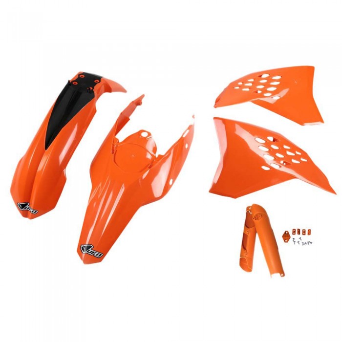 [해외]UFO KTM EXC/EXC-F 2009-2011 KTKIT511F-127 Fork Protectors & 오토바이 플라스틱 키트 9140865802 Orange