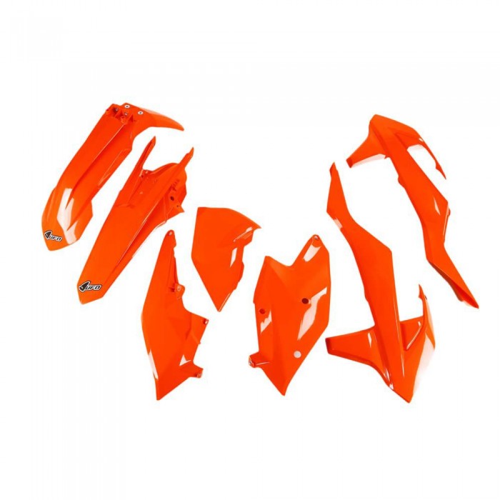 [해외]UFO KTM EXC/EXC-F 2017-2019 KTKIT518-FFLU Fork Protectors & 오토바이 플라스틱 키트 9140865830 Neon Orange