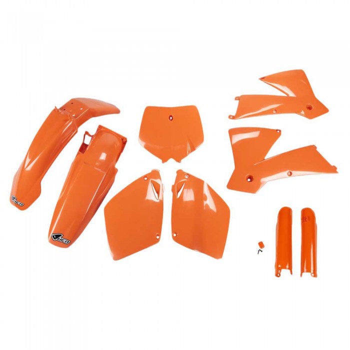 [해외]UFO KTM SX/SX-F 2001-2002 KTKIT501F-127 Fork Protectors & 오토바이 플라스틱 키트 9140865870 Orange