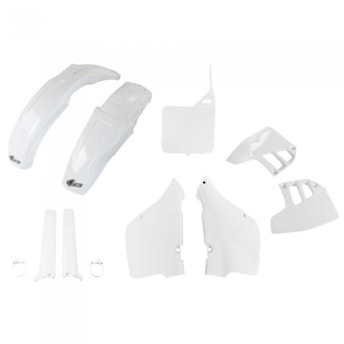 [해외]UFO Suzuki RM 125 1992-1992 SUKIT397F-041 Fork Protectors & 오토바이 플라스틱 키트 9140866248 White