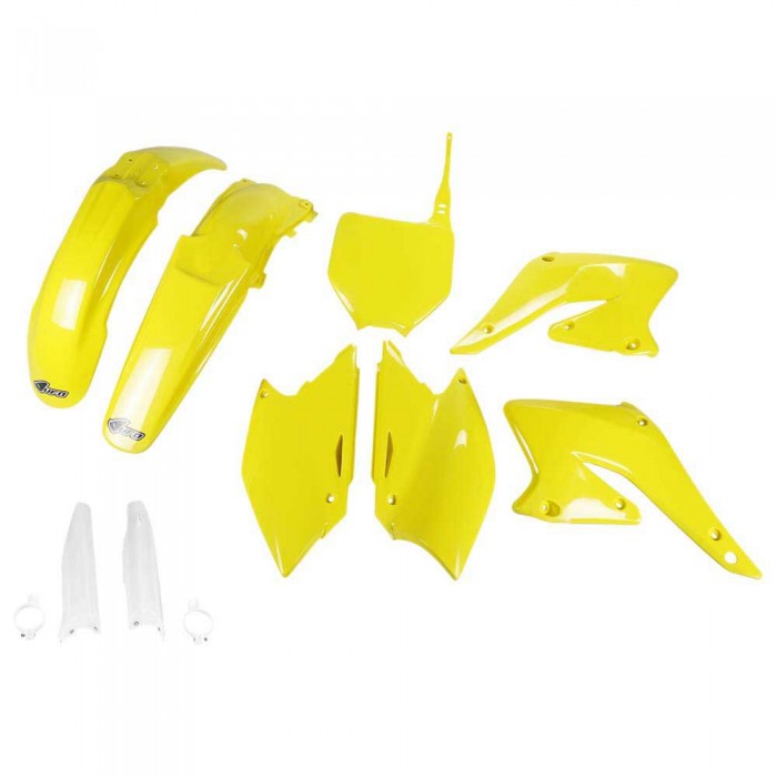 [해외]UFO Suzuki RMZ 250 2004-2006 SUKIT403F-102 Fork Protectors & 오토바이 플라스틱 키트 9140866280 Yellow