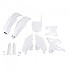 [해외]UFO Yamaha YZ 125/250 2002-2004 Restyling YAKIT328F-046 Fork Protectors & 오토바이 플라스틱 키트 9140866597 White