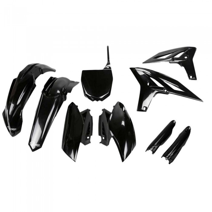 [해외]UFO 플라스틱 키트 Yamaha YZF 250 2010-2010 YAKIT308F-001 Fork 프로텍터s & 9140866656 Black