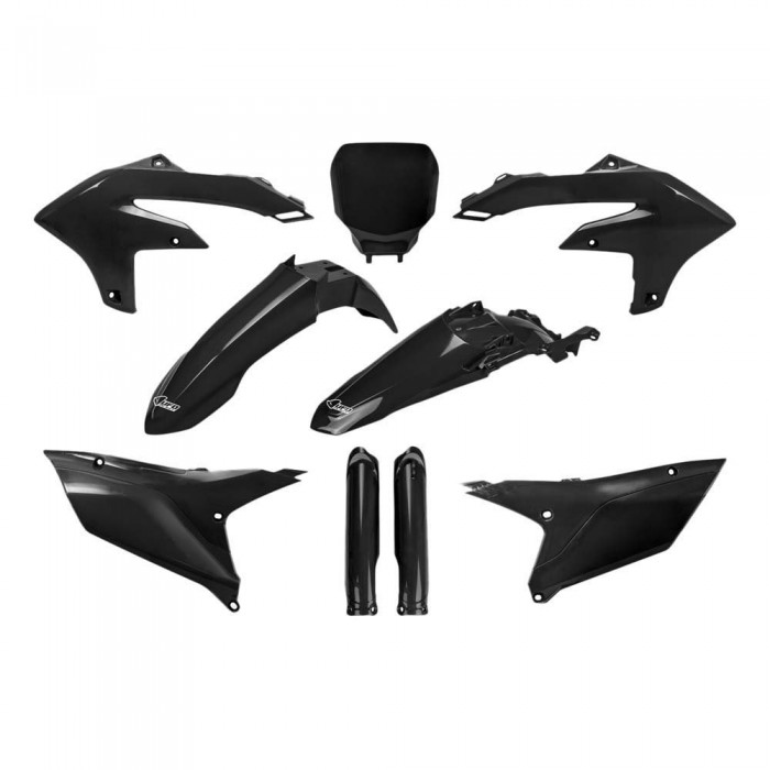 [해외]UFO Yamaha YZF 250/450 2024-2024 YAKIT326F-001 Fork Protectors & 오토바이 플라스틱 키트 9140866690 Black