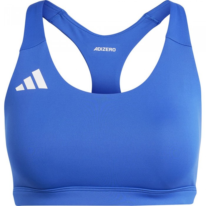 [해외]아디다스 Adizero Essentials 미디엄 임팩트 스포츠 브라 12140500935 Team Royal Blue