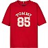 [해외]타미힐피거 반소매 티셔츠 Mesh Varsity 15140921319 Fierce Red