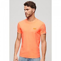 [해외]슈퍼드라이 Essential 로고 Emb Neon 반팔 티셔츠 140900856 Dry Fluro Orange