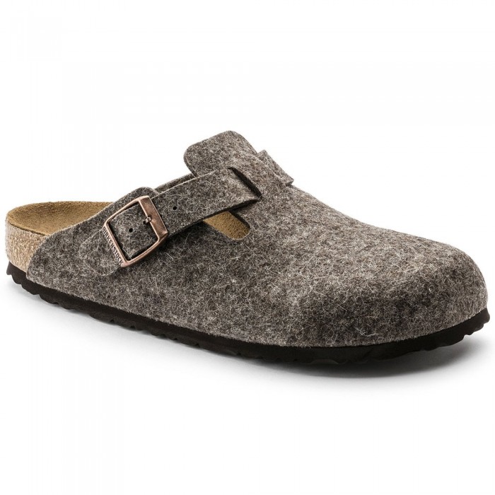 [해외]BIRKENSTOCK Boston Wool Etroit 나막신 139523717 Cacao