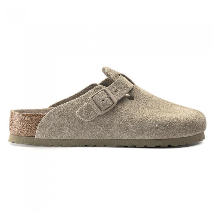 [해외]BIRKENSTOCK 좁은 나막신 Boston 140292585 Faded Khaki