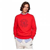 [해외]타미힐피거 스웨트 셔츠 Big Icon Crest 140925116 Fierce Red