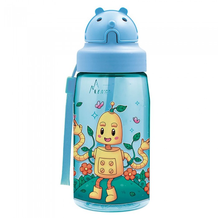 [해외]LAKEN Eco Robot 450 ml 트리탄 병 6140844159 Blue