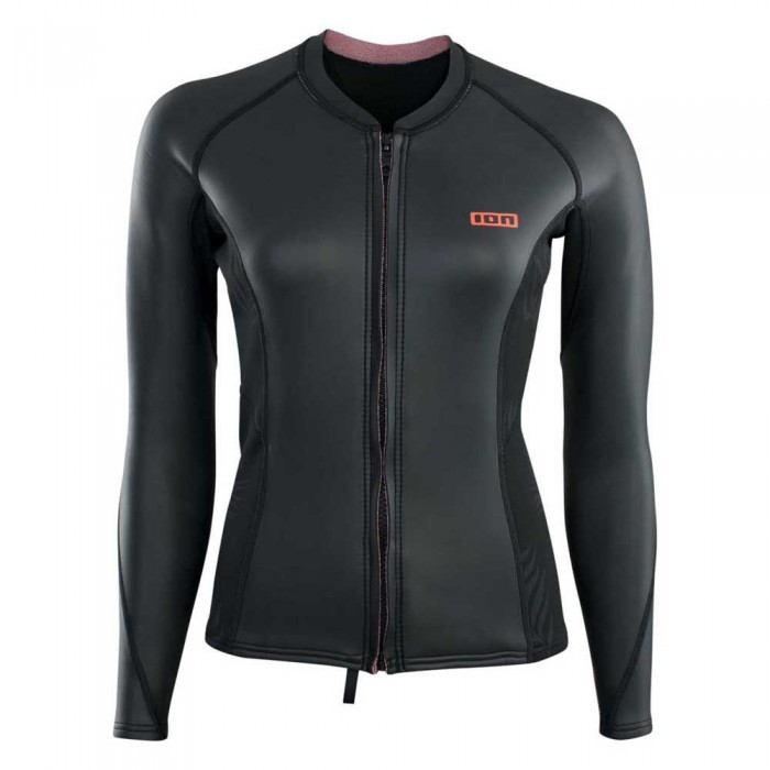 [해외]ION Neo Top Skin 여성 긴팔 풀 지퍼 rashguard 2 mm 6139461051 Black