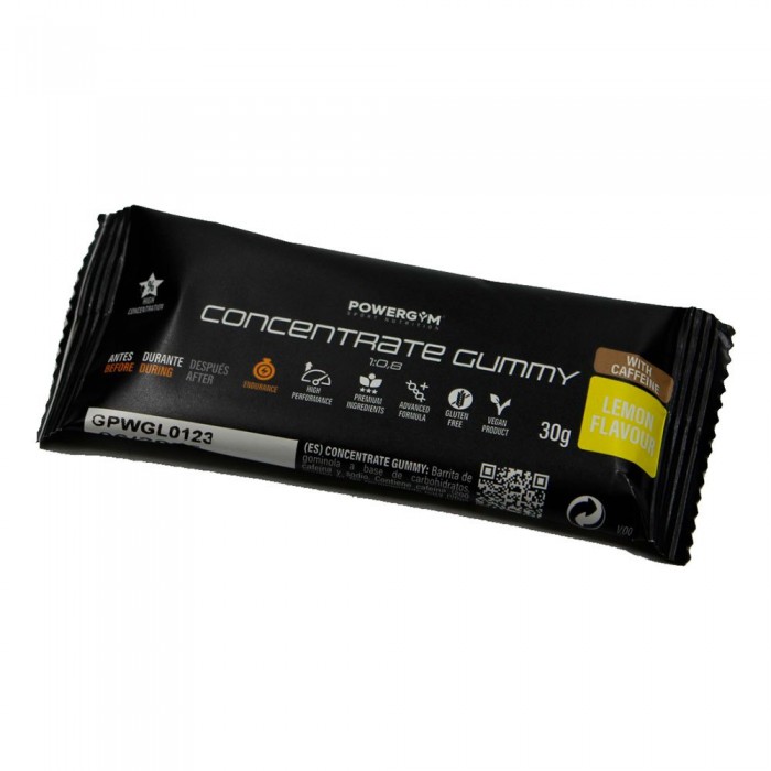 [해외]POWERGYM 에너지 바 레몬 Concentrate Gummy With Caffeine 30g 1 단위 4140751896