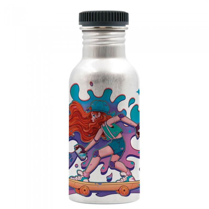 [해외]LAKEN 알루미늄 병 Skate 600 ml 4140844181 Multicolor