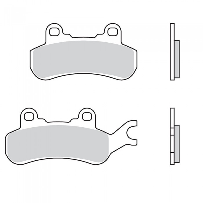 [해외]BREMBO 07GR91SX 브레이크 패드 9140053910 Silver