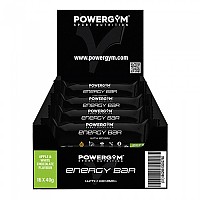 [해외]POWERGYM 에너지 바 박스애플&화이트 초콜릿 40gr 24 단위 14140488150 Black