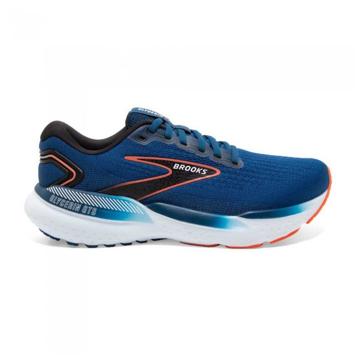 [해외]브룩스 Glycerin GTS 21 러닝화 6140863172 Blue Opal / Black / Nasturtium