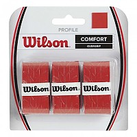 [해외]윌슨 테니스 오버그립 프로file 3 단위 12136261925 Red