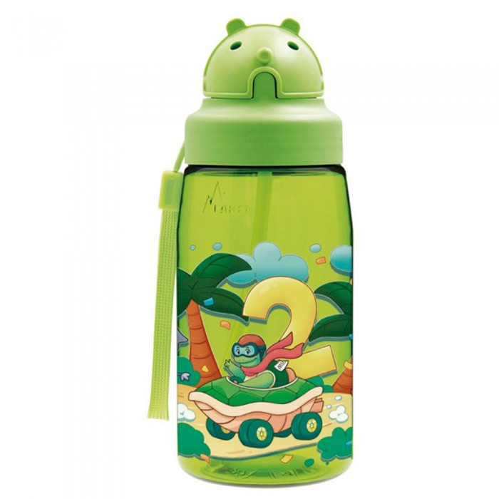 [해외]LAKEN Funny Cars Tritan 병 450ml 12140844165 Green