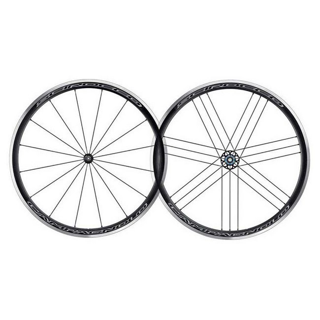 [해외]캄파놀로 Scirocco DB AFS CL Disc Tubeless 도로용 휠 세트 1137404581 Black