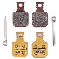 [해외]BRAKING 마구라 MT5/MT7 탄소-금속 디스크 브레이크 패드 2 pairs 1140912267 Gold
