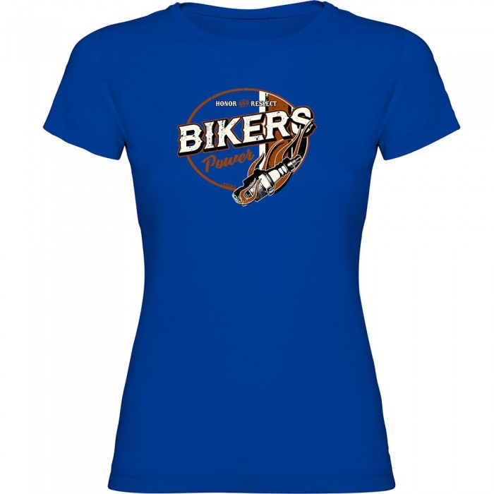 [해외]KRUSKIS Bikers 파워 반팔 티셔츠 9140965643 Royal Blue