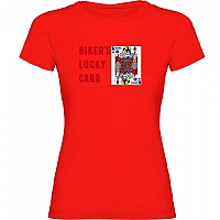 [해외]KRUSKIS 반소매 티셔츠 Lucky Card 9140965989 Red