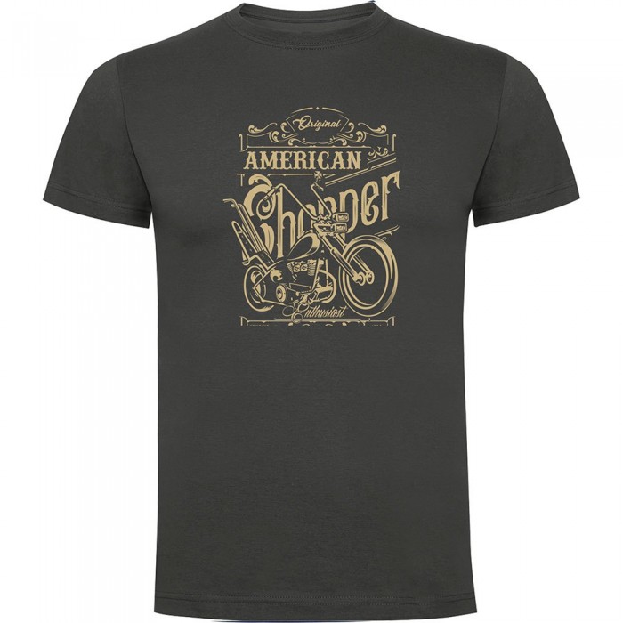 [해외]KRUSKIS American Chopper 반팔 티셔츠 9140965407 Dark Grey