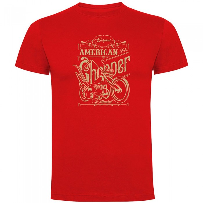 [해외]KRUSKIS American Chopper 반팔 티셔츠 9140965414 Red