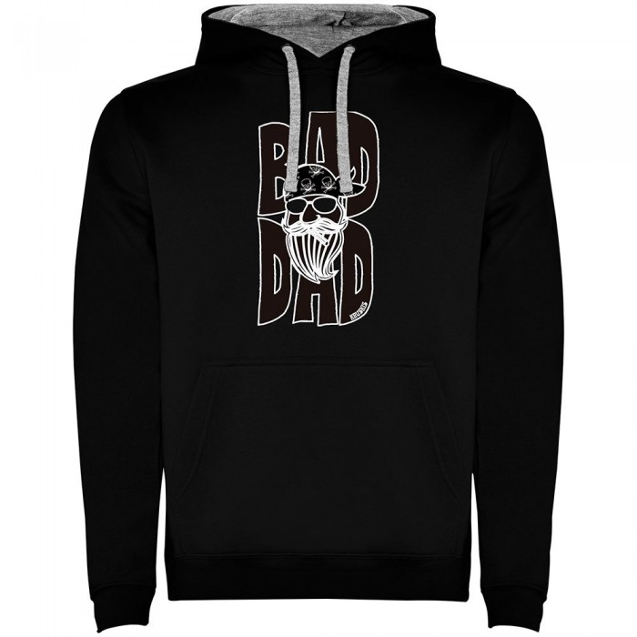 [해외]KRUSKIS Bad Dad Two Colour 후드티 9140965532 Black / Grey