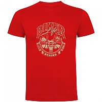 [해외]KRUSKIS 반소매 티셔츠 Biker Life 9140965582 Red