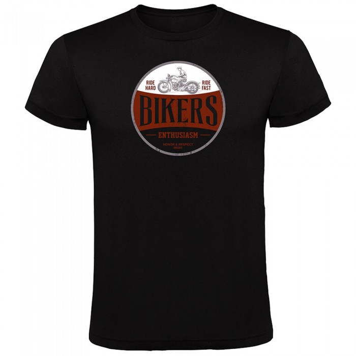 [해외]KRUSKIS Bikers Enthusiasm 반팔 티셔츠 9140965601 Black