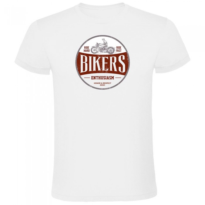 [해외]KRUSKIS Bikers Enthusiasm 반팔 티셔츠 9140965615 White